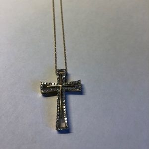 Diamond Gold Cross Necklace
